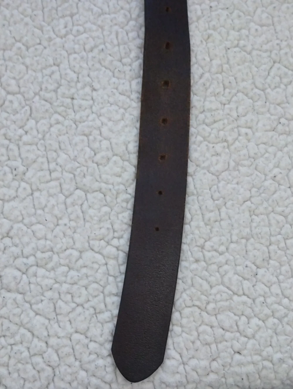 100% Genuine Leather XL Target Men's Belt (Dark Brown)  Made in the USA